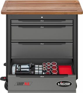 VIGOR Mobile Werkbank Series XL ∙ leer ∙ V4814 ∙ L x B x H: 907 mm x 481 mm x 990 mm Bild 28