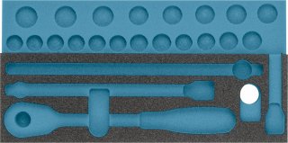 HAZET 2-Komponenten Weichschaumeinlage 163-342L ∙ L x B: 342 mm x 172 mm Bild 1