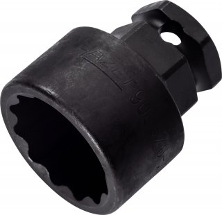 HAZET Schlag- | Maschinenschrauber Steckschlüsseleinsatz 900SZ6-27 ∙ 1/2 Zoll (12,5 mm) Vierkant hohl | 24 mm Außen-Sechskant ∙ Au Bild 1