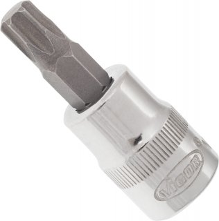 VIGOR T Schraubendreher-Einsatz ∙ V2297N ∙ 3/8 Zoll (10 mm) Vierkant hohl ∙ Innen TORX® Profil ∙ SW T45 Bild 2