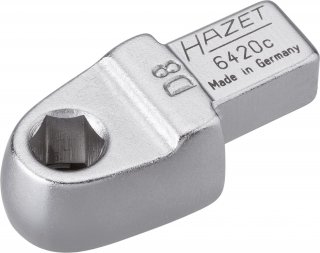HAZET Einsteck-Halter für Bits 6420C ∙ 9 x 12 mm Einsteck-Vierkant massiv ∙ 5/16 Zoll (8 mm) Sechskant hohl ∙ Länge: 41,5 mm Bild 1