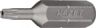 HAZET 5-Stern Bit 2225-10H ∙ 1/4 Zoll (6,3 mm) Sechskant massiv ∙ Innen 5-Stern Profil mit Zapfen ∙ SW 10H Bild 1