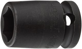 HAZET Schlag- | Maschinenschrauber Steckschlüsseleinsatz 880S-12 ∙ 3/8 Zoll (10 mm) Vierkant hohl ∙ Außen Sechskant-Tractionsprof Bild 1