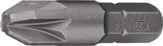 HAZET Bit 2218-PZ4 ∙ 5/16 Zoll (8 mm) Sechskant massiv ∙ Pozidriv Profil PZ ∙ SW PZ4 Bild 1