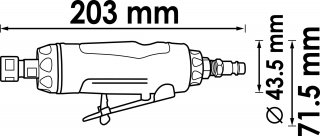 VIGOR Stabschleifer ∙ gerade ∙ V5672 ∙ 203 mm Bild 9