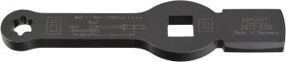 HAZET Schlag-Ringschlüssel ∙ mit 2 Schlagflächen 2872-E20 ∙ 3/4 Zoll (20 mm) Vierkant hohl ∙ Außen TORX® Profil ∙ SW E20 Bild 1