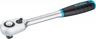 HAZET HiPer Feinzahn-Umschaltknarre ∙ Sicherheitsverriegelung 916HPS ∙ 1/2 Zoll (12,5 mm) Vierkant massiv ∙ Länge: 275 mm Bild 2