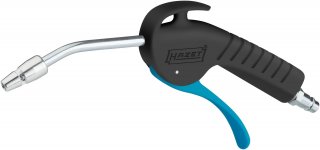HAZET Ausblaspistole ∙ 100 mm ∙ mit Venturidüse und gebogenem Rohr 9040P-4 ∙ Länge: 265 mm Bild 1