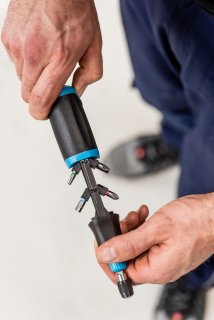 HAZET Bit Ratschen-Schraubendreher 810R-3 ∙ Schlitz Profil | Kreuzschlitz Profil PH | Pozidriv Profil PZ | Innen TORX® Profil | Inne Bild 9