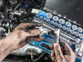 HAZET Steckschlüssel Satz 900 ∙ 1/2 Zoll (12,5 mm) Vierkant hohl ∙ Außen Sechskant-Tractionsprofil ∙ 25-teilig ∙ 10 – 32 Bild 4