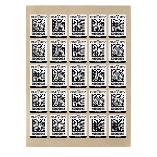 AIDTLP QR-Code Sticker Plastik 100 Stück Bild 5