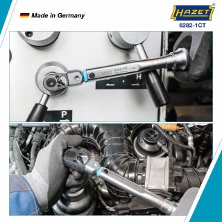 HAZET Drehmomentschlüssel mit DAkkS-Kalibrierschein 6282-1CTCAL ∙ Drehmomentbereich min-max: 4 – 40 Nm ∙ Genauigkeit: 2% ∙ 9 x 1 Bild 3