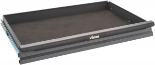 VIGOR Schublade ∙ flach ∙ 569 x 398 x 75 mm ∙ für Series L ∙ V1901 ∙ V1902 ∙ Werkbank V4813 ∙ V1905 ∙ L x B x H: 589 mm x 398 mm Bild 1