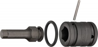 HAZET Schlag- ∙ Maschinenschrauber Steckschlüssel Satz 163-612/40 ∙ 3/4 Zoll (20 mm) Vierkant hohl | 1/2 Zoll (12,5 mm) Vierkant  Bild 5