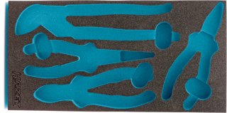 HAZET 2-Komponenten Weichschaumeinlage 163-257L ∙ L x B: 342 mm x 172 mm Bild 1