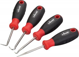 VIGOR Mini Haken Satz ∙ V4663 ∙ 4-teilig ∙ Anzahl Werkzeuge: 4 Bild 1