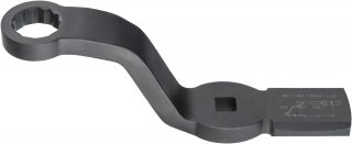 HAZET Schlag-Ringschlüssel ∙ mit 2 Schlagflächen 2872FS-24 ∙ 1/2 Zoll (12,5 mm) Vierkant hohl ∙ Außen Doppelsechskant Profil ∙ S Bild 4