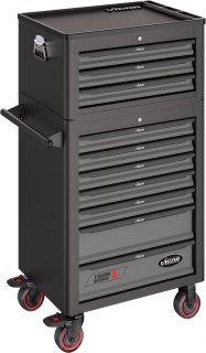 VIGOR Werkstattwagen Series L ∙ mit Aufsatzkoffer ∙ leer ∙ V1970 ∙ L x B x H: 723 mm x 459 mm x 1375 mm Bild 1