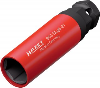 HAZET Schlag- | Maschinenschrauber Steckschlüsseleinsatz 903SLG6-21 ∙ 1/2 Zoll (12,5 mm) Vierkant hohl | 24 mm Außen-Sechskant ∙ A Bild 3
