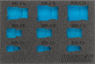 HAZET 2-Komponenten Weichschaumeinlage 163-360L ∙ L x B: 172 mm x 114 mm Bild 1
