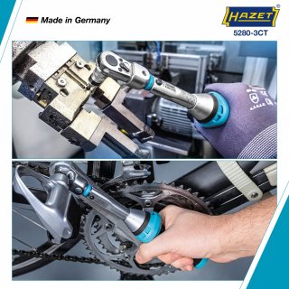 HAZET Drehmomentschlüssel mit DAkkS-Kalibrierschein 5280-3CTCAL ∙ Drehmomentbereich min-max: 2.5 – 25 Nm ∙ Genauigkeit: 3% ∙ 9 x Bild 4