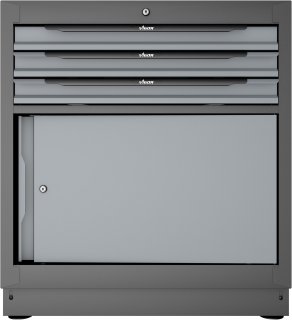VIGOR Schubladen-Unterschrank ∙ 3 Schubladen ∙ 861 mm ∙ V6000-030XL ∙ L x B x H: 861 mm x 500 mm x 953 mm Bild 8