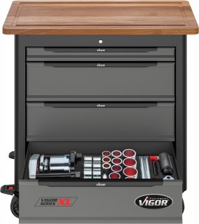 VIGOR Mobile Werkbank Series XL ∙ leer ∙ V4814 ∙ L x B x H: 907 mm x 481 mm x 990 mm Bild 27