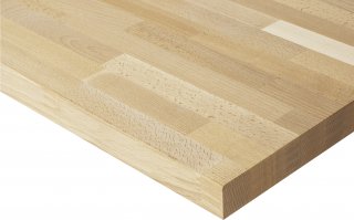 Buche-Massiv-Arbeitsplatte | B3000xT700xS40 mm Bild 1