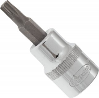 VIGOR T Schraubendreher-Einsatz ∙ V2300N ∙ 3/8 Zoll (10 mm) Vierkant hohl ∙ Innen TORX® Profil ∙ SW T27 Bild 2