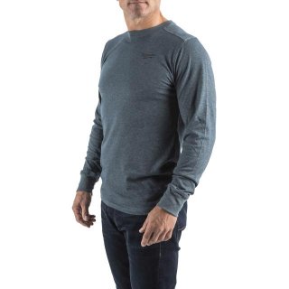 HTLSBLU-S Hybrid-Shirt lang blau  Bild 2