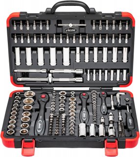 VIGOR Steckschlüssel Satz ∙ V2461N ∙ 1/4 Zoll (6,3 mm) Sechskant massiv | 5/16 Zoll (8 mm) Sechskant massiv | 1/4 Zoll (6,3 mm) Vi Bild 18