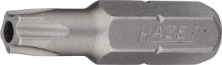 HAZET 5-Stern Bit 2225-27H ∙ 1/4 Zoll (6,3 mm) Sechskant massiv ∙ Innen 5-Stern Profil mit Zapfen ∙ SW 27H Bild 1