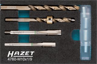 HAZET Glühkerzen Reparatur Satz 4760-M10X1/9 ∙ 9-teilig Bild 1