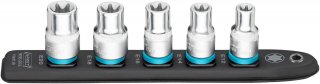 HAZET SmartRail ∙ Flexible Kunststoff-Steckleiste 900E-SR/5 ∙ 1/2 Zoll (12,5 mm) Vierkant hohl ∙ Außen TORX® Profil ∙ 5-teilig ∙ Bild 1