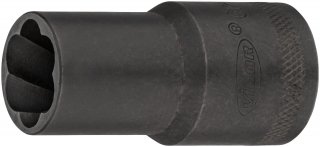 VIGOR Spiralnutenausdreher-Einsatz ∙ V2404N-15 ∙ 1/2 Zoll (12,5 mm) Vierkant hohl ∙ Außen Schraubenausdreher Profil ∙ SW 15 mm Bild 3