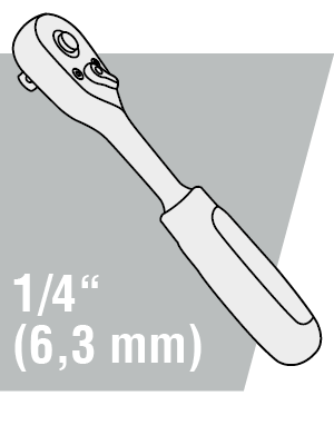 Umschaltknarren 1/4