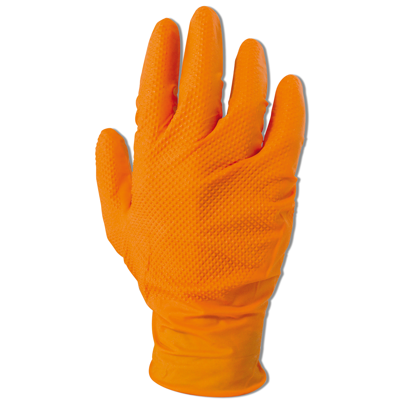 Nitril-Handschuhe  HENI-GRIP 100 Stück stark und reißfest puder und latexfrei 