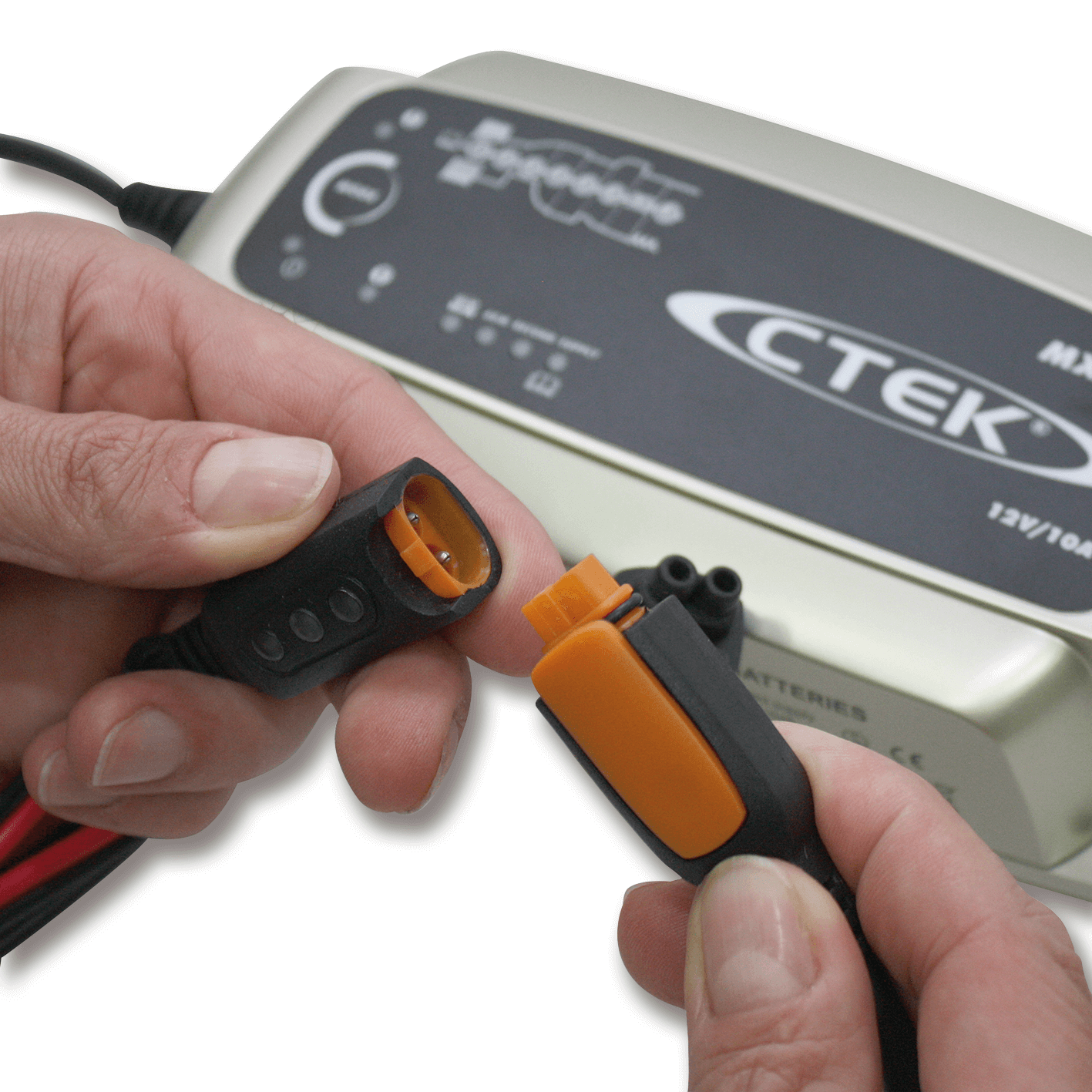 CTEK Ladekabel mit Klemmen und LED Batterie Statusanzeige - CTEK Batterie  Ladege