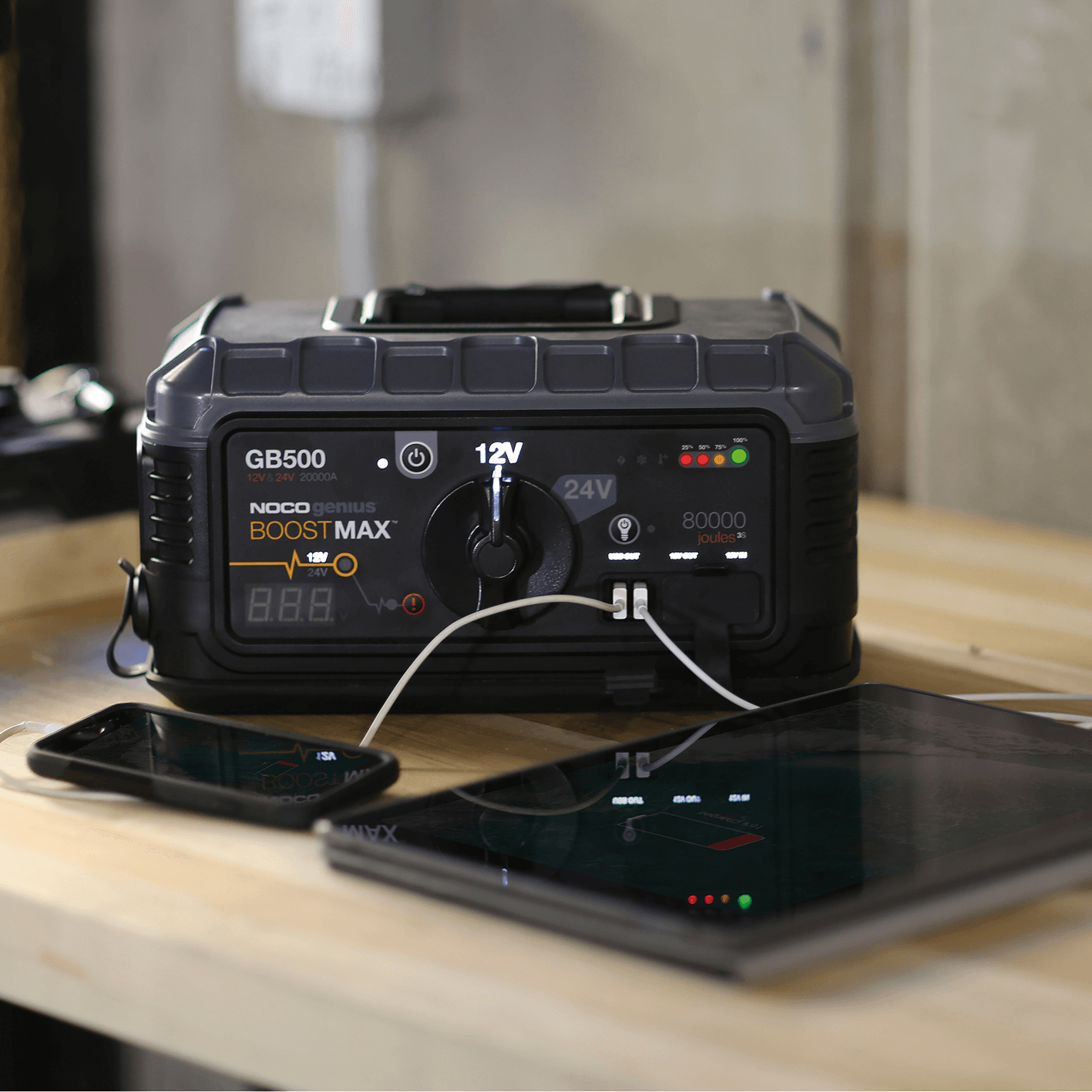 Noco Genius Kfz-Starthilfegerät GB20, 12 V, 400 A, mit Powerbank