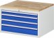 Schubladenschrank XL2.7 | B770xT650xH465mm | B-Top-25mm | 4xSchublade-VA Schubladenschrank XL2.7 | B770xT650xH465mm | B-Top-25mm | 4xSchublade-VA