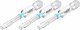 HAZET Bit 2204NSLG-3/3 ∙ 1/4 Zoll (6,3 mm) Sechskant massiv ∙ Innen Sechskant Profil ∙ 3-teilig ∙ SW 3 mm