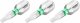 HAZET Bit 2223N-T9/3 ∙ 1/4 Zoll (6,3 mm) Sechskant massiv ∙ Innen TORX® Profil ∙ 3-teilig ∙ SW T9