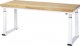 Werkbank elektrisch höhenverstellbar | B2000xT700xH740-1140mm | B-Platte-40 mm Werkbank elektrisch höhenverstellbar | B2000xT700xH740-1140mm | B-Platte-40 mm