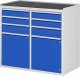 Schubladenschrank LL7.2.2 | B1145xT650xH1035mm | MT-Top-25mm | 6xSchublade-TA,2xTür