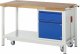 Werkbank mit Fahrgestell 8152I6 | B1500xT700xH880mm | 1xSchublade-TA | 1xTür Werkbank mit Fahrgestell 8152I6 | B1500xT700xH880mm | 1xSchublade-TA | 1xTür