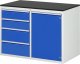 Schubladenschrank LL5.20.12 | B1145xT650xH820mm | M-Top-22mm | 4xSchublade-TA,1xTür Schubladenschrank LL5.20.12 | B1145xT650xH820mm | M-Top-22mm | 4xSchublade-TA,1xTür