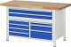 Werkbank höhenverstellbar 8923A2 | B1500xT700xH840-1040mm | 9xSchublade-TA Werkbank höhenverstellbar 8923A2 | B1500xT700xH840-1040mm | 9xSchublade-TA
