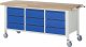 Fahrbare Werkbank 8574I2 | B2000xT700xH880mm | 9xSchublade-TA Fahrbare Werkbank 8574I2 | B2000xT700xH880mm | 9xSchublade-TA