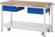 Werkbank mit Fahrgestell 8002I6 | B1500xT700xH880mm | 2xSchublade-TA Werkbank mit Fahrgestell 8002I6 | B1500xT700xH880mm | 2xSchublade-TA