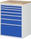Schubladenschrank XL7.9 | B770xT650xH1035mm | B-Top-25mm | 7xSchublade-TA Schubladenschrank XL7.9 | B770xT650xH1035mm | B-Top-25mm | 7xSchublade-TA